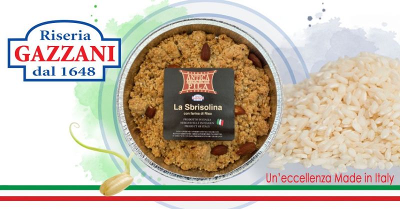 RISERIA GAZZANI 1648 - Offerta vendita online sbrisolina di riso dolce sbrisolona made in Italy